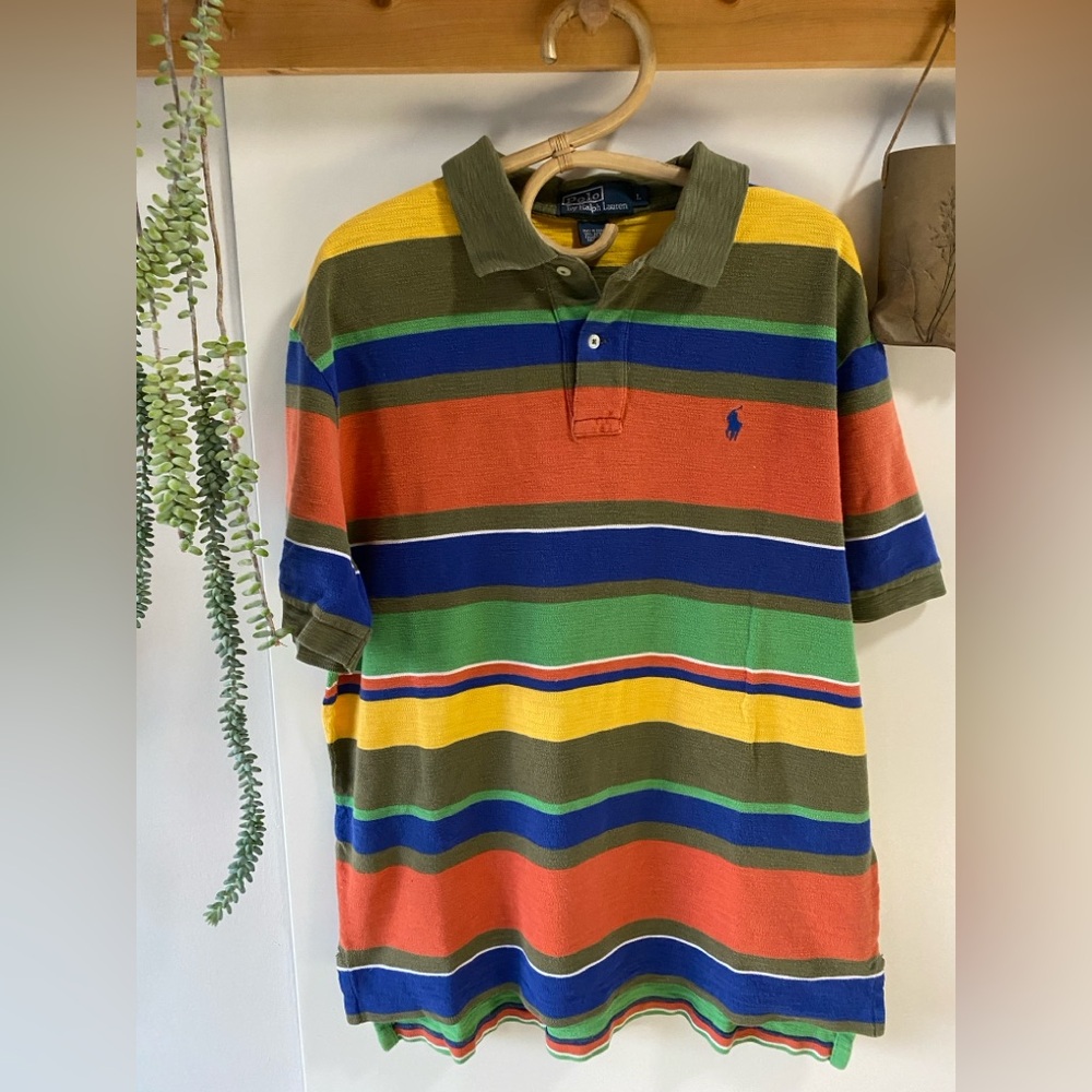 Vintage Ralph Lauren Polo Shirt Aztec Western